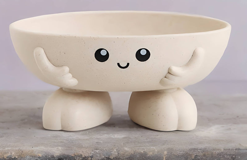 2pcs Cartoon Soap Box for Boys and Girls Wheat Straw Pp Material Cute Soap Dish