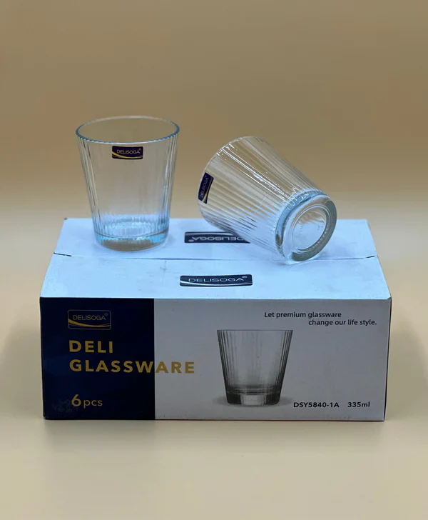 3 Pcs DELISOGA Fine Glass Set