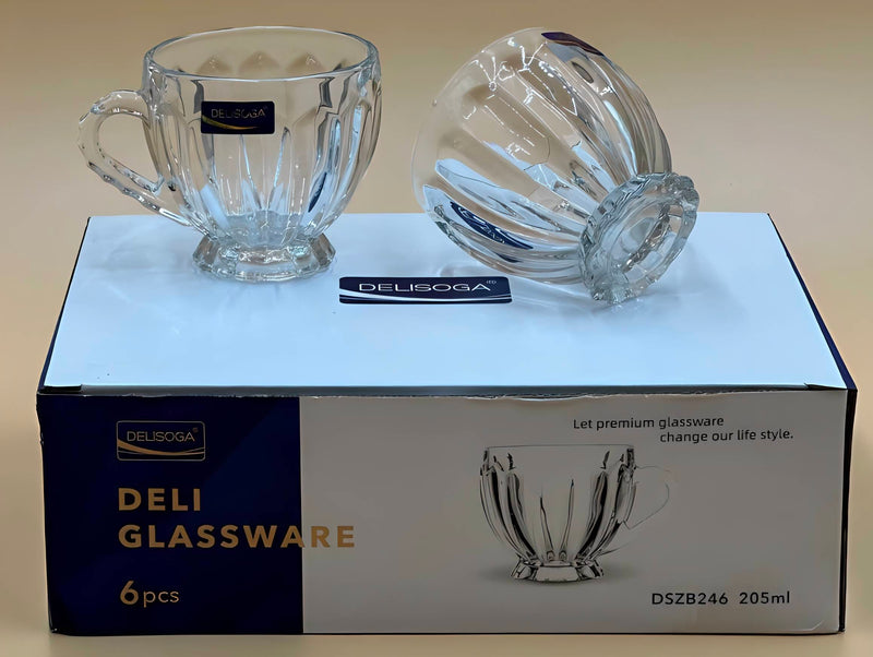 3 Pcs DELISOGA Fine Glass Set