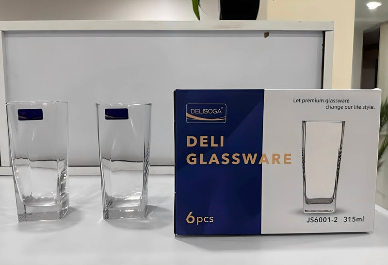 3 Pcs DELISOGA Fine Glass Set