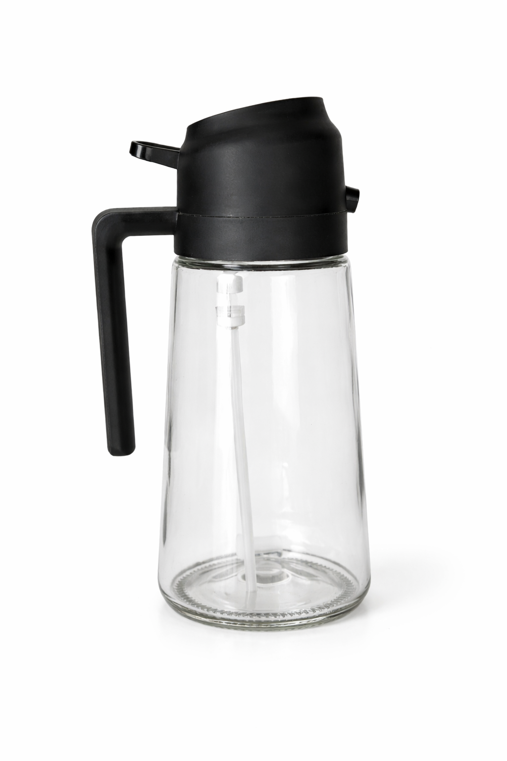 Automatic Flip Cap Glass Oil Dispenser with Handle – Anti-Drip Kitchen Oil Bottle | Soy Sauce Vinegar Dispenser | Pakistan