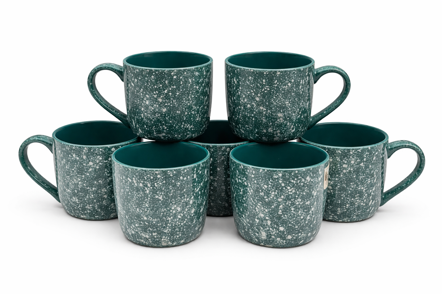 Green Marble Coffee Mug 6 Pcs