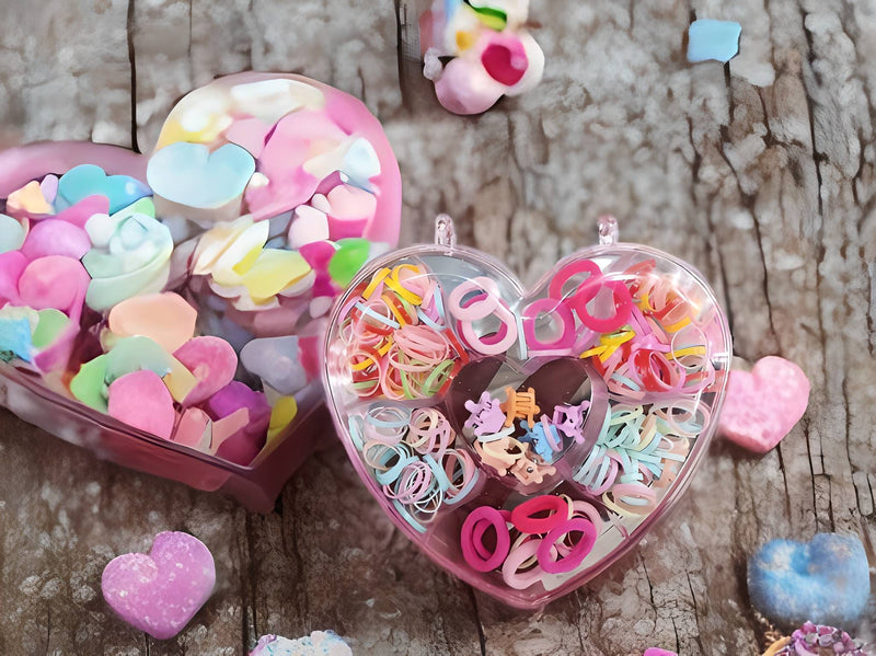 Hair Accessories Heart Box