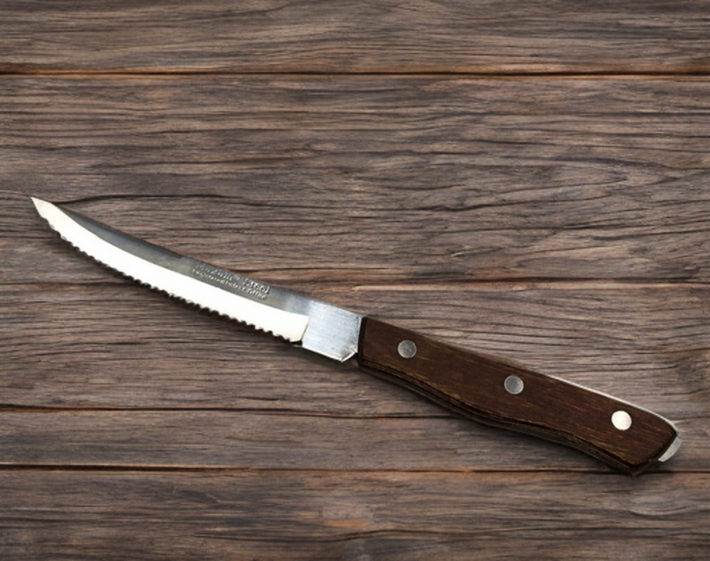 Maxam 5 Steel Serrated Blade Steak Knife