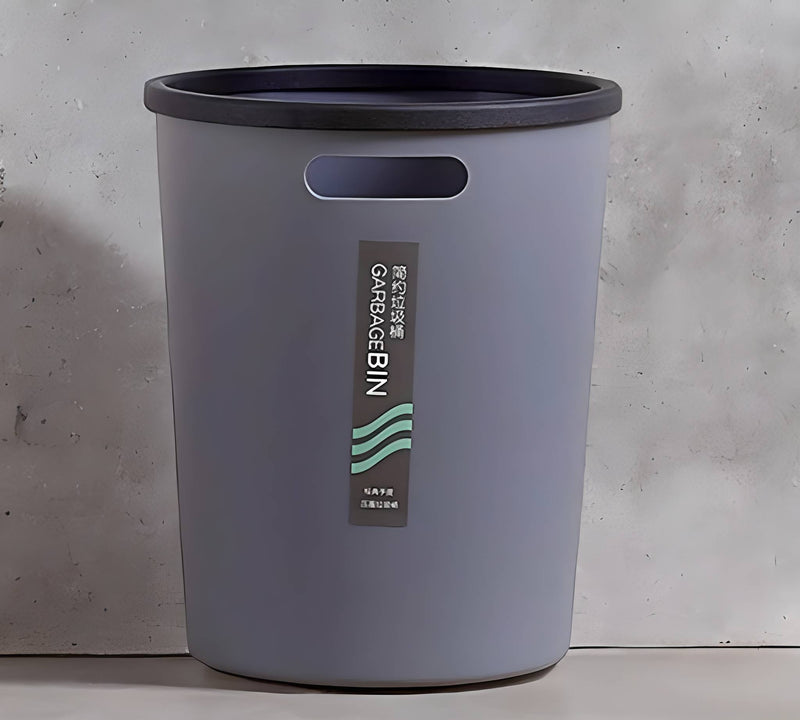 Small Waste, Home Bedroom Living Room Kitchen Dedicated Trash, Suitable for Home and Kitchen (Color Gray)