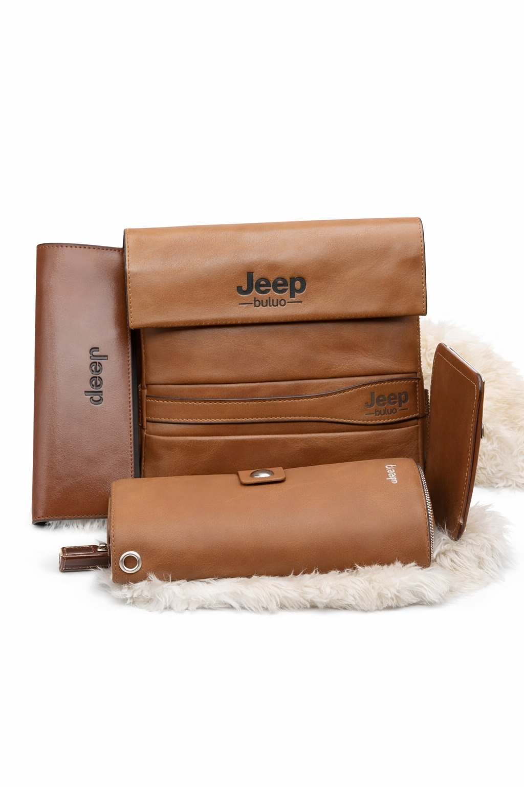 New Jeep Buluo Famous Brand Man Wallet Leather 3 Fold Men S Wallets Blocking Card Holder Clutch Rfid Male Coin Purse 2130