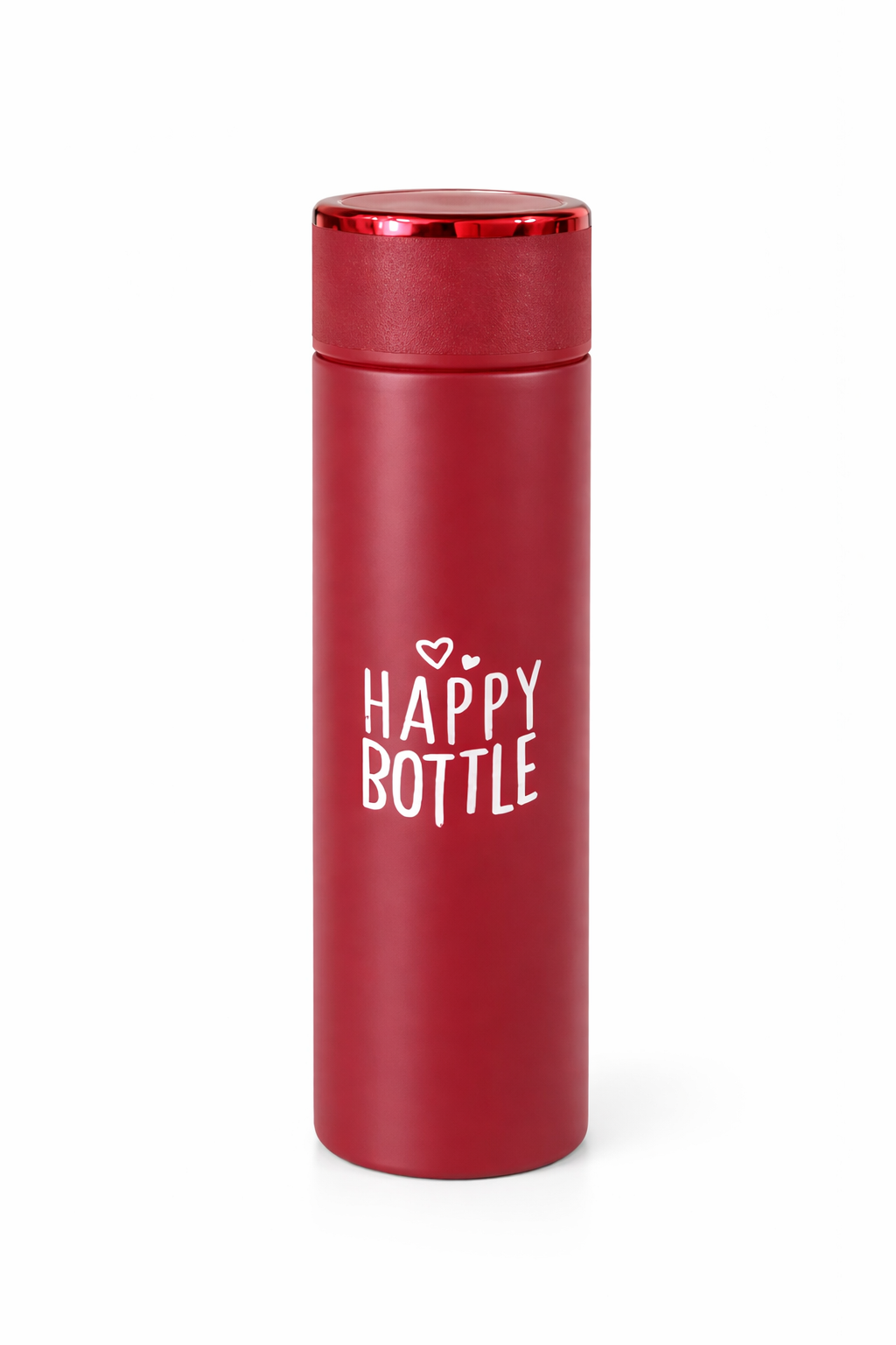 Stainless Steel Vacuum Flask – "Happy Bottle" Insulated Water Bottle | Hot & Cold 12+ Hours | Travel Gym & Office Bottle Pakistan