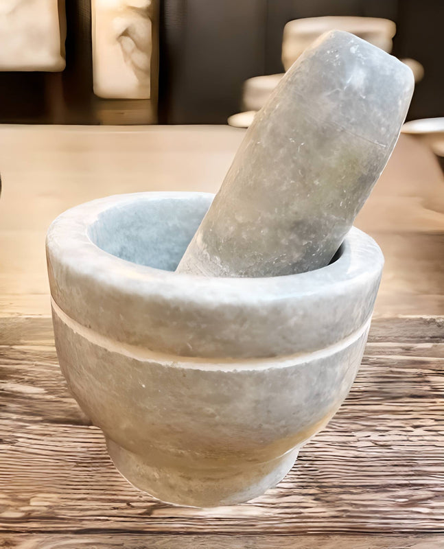 Wellness mortar White Marble
