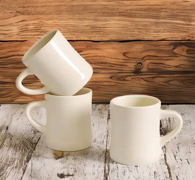 Pack Of 6 Tea Cups Set Premier Design Ceramic Material New Stylish Set Multi Design Elegant Piece Stylish Tea Cup Set Premium Quality Ceramic Cups with Unique Multi Design White