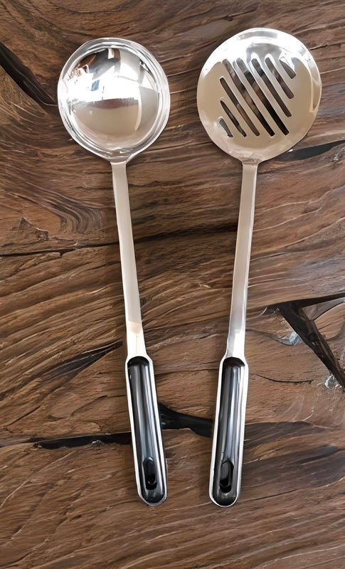 2 PCs Cooking Spoon Set 16 Regular Size 11-GHeatvy Lifetime