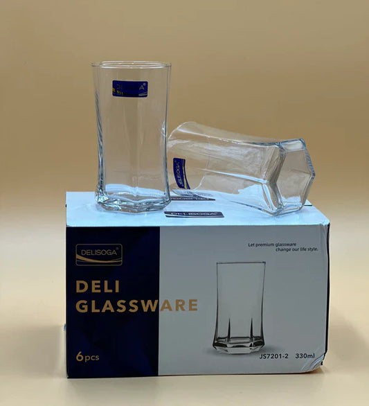 3 Pcs DELISOGA Fine Glass Set