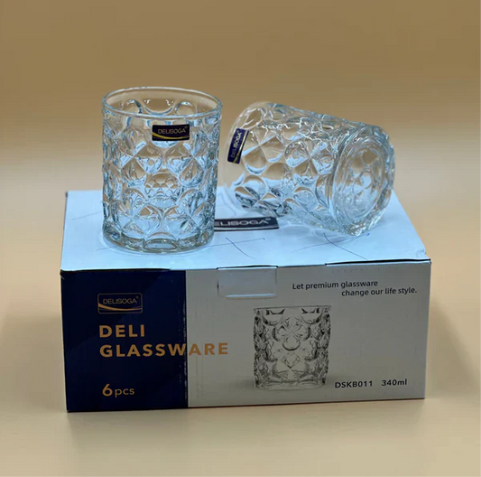 3 Pcs DELISOGA Fine Glass Set