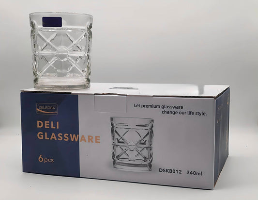 3 Pcs DELISOGA Fine Glass Set