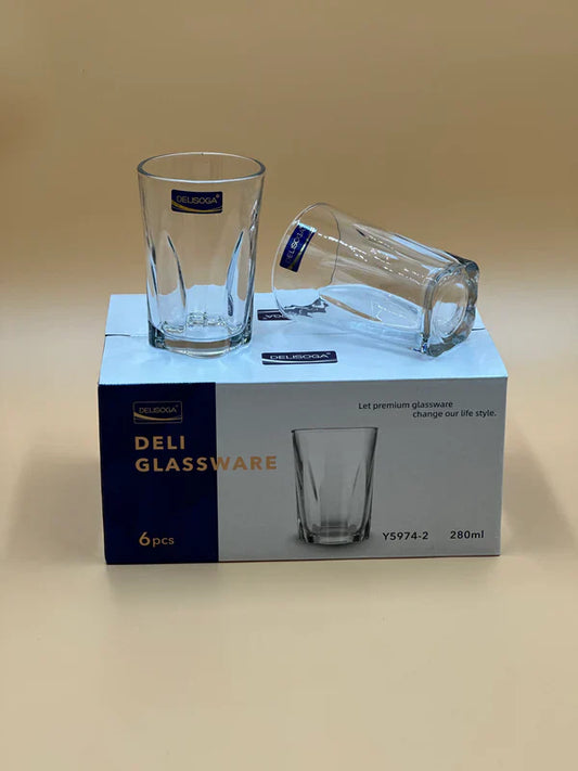 3 Pcs DELISOGA Fine Glass Set