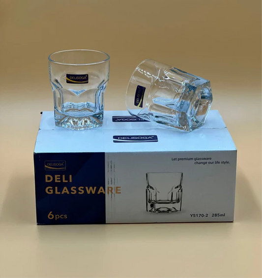 3 Pcs DELISOGA Fine Glass Set