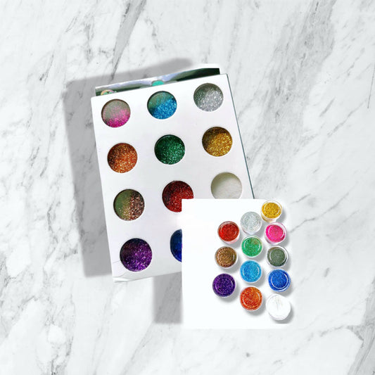 9 Color Eyeshadow Glitter Kit