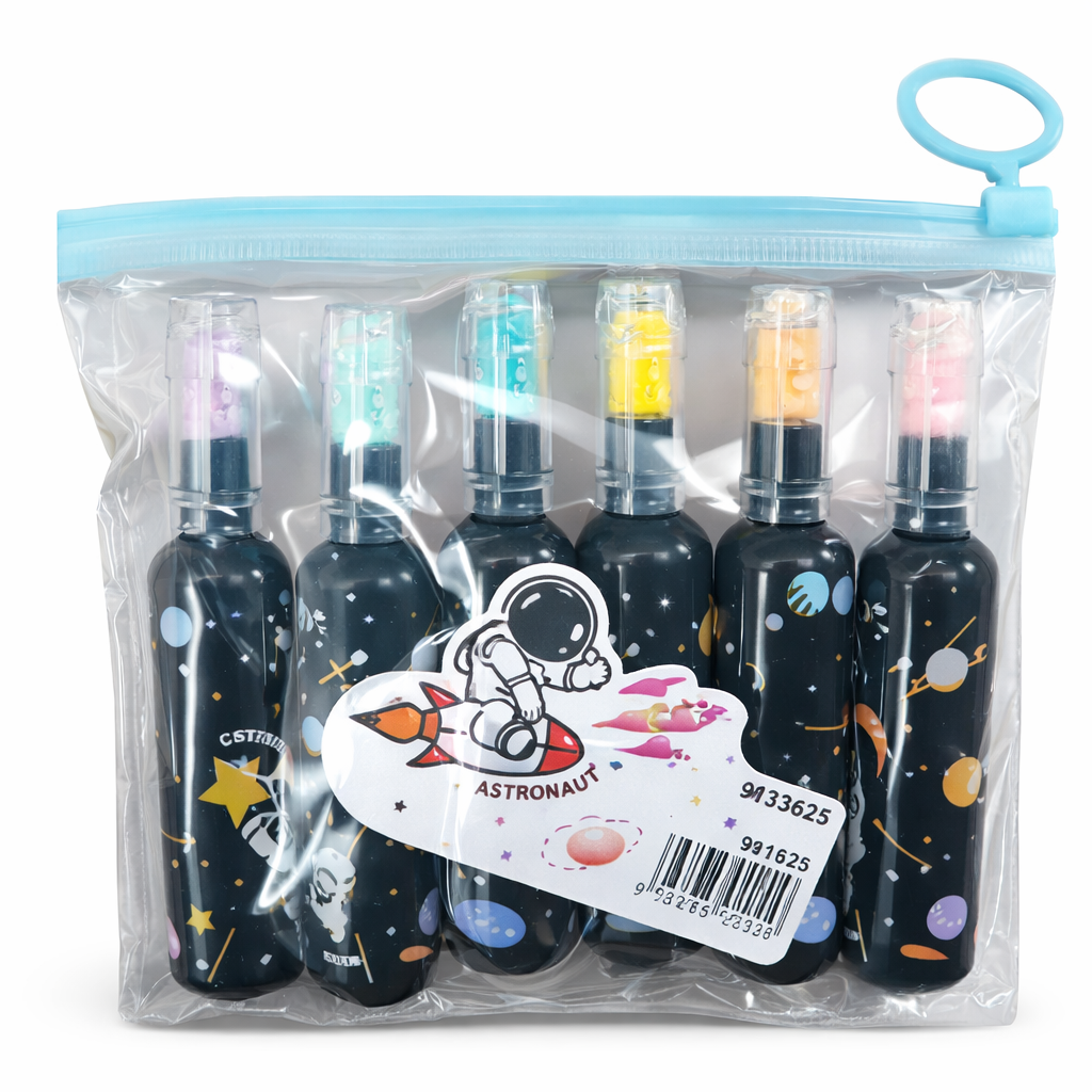 Astronaut Space Theme Bottle Shaped Highlighter Marker Pens