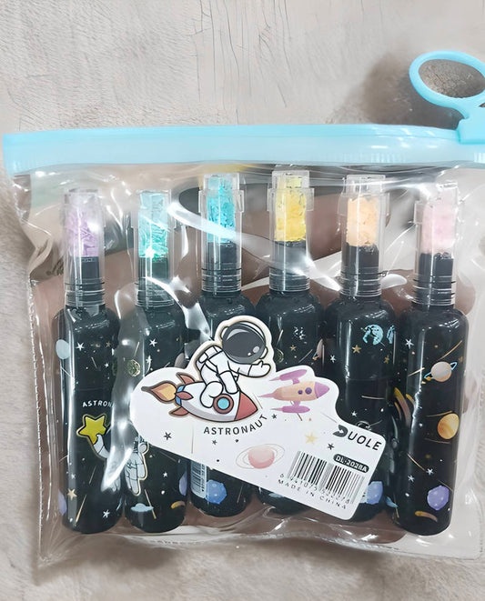 Astronaut Space Theme Bottle Shaped Highlighter Marker Pens