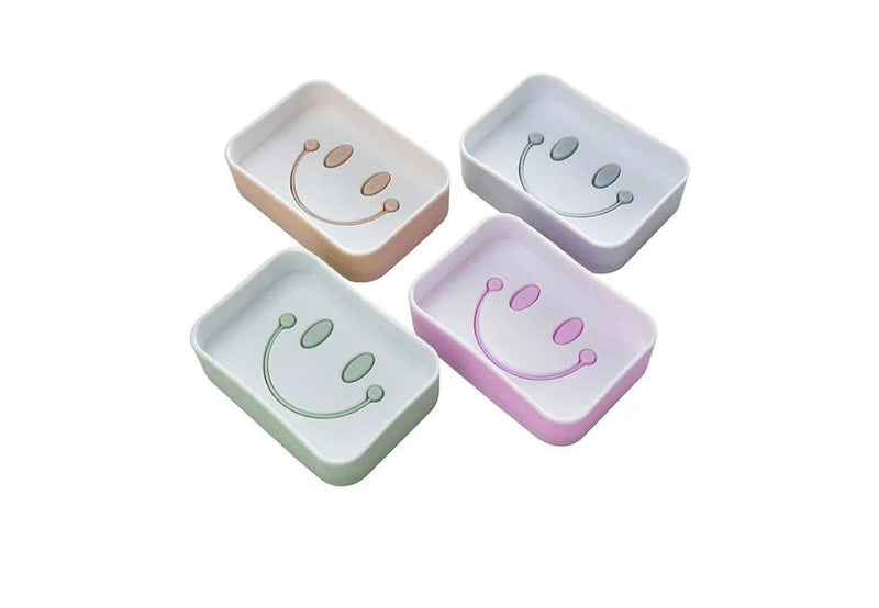 B MARK Plastic Soap BoxLeak Proof Soap Dish Holder for Shower,Bathroom (Multicolor)