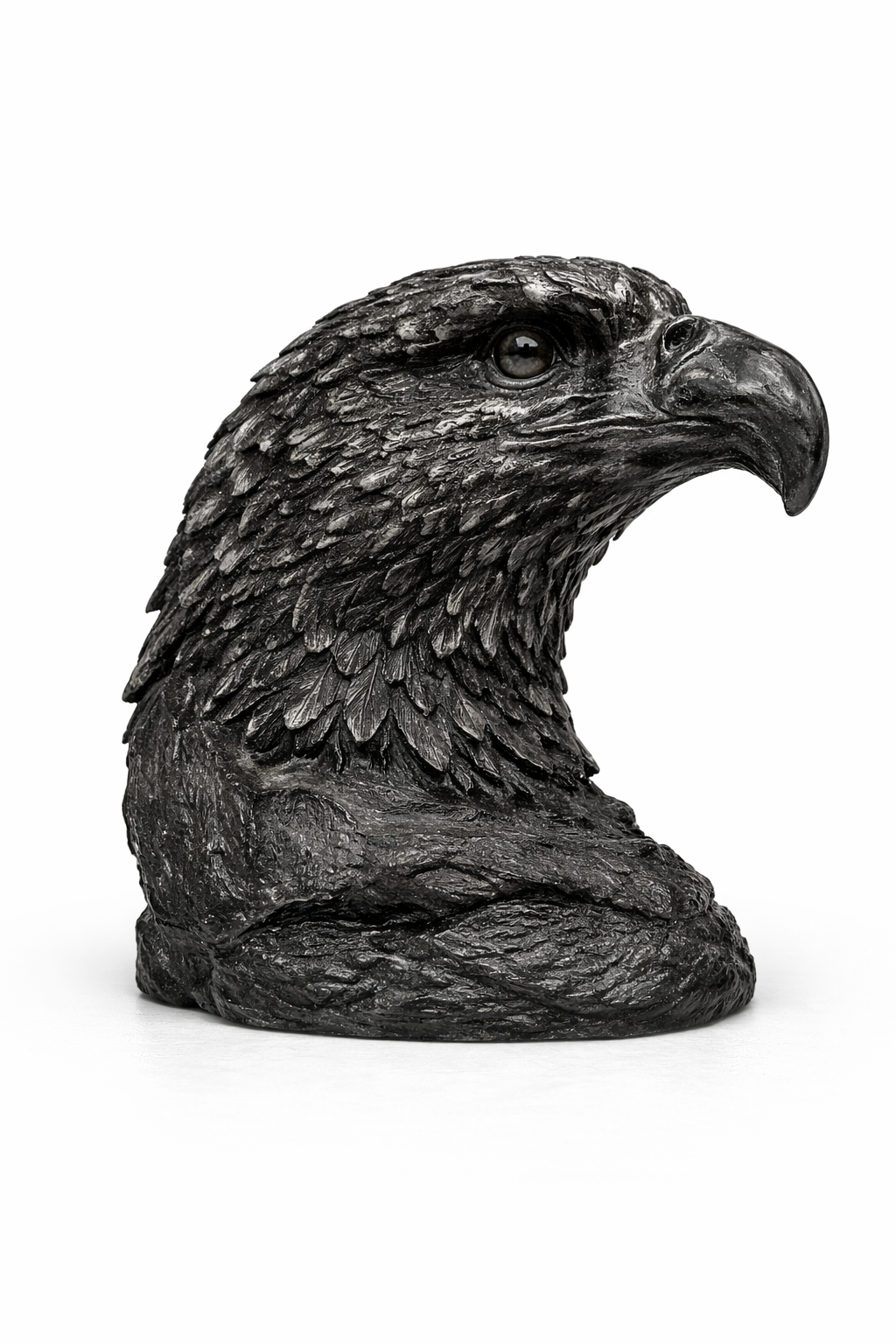 Eagle Head Statue Showpiece – Premium Resin Sculpture | Bronze Gold & Matte Black | Home & Office Decor Pakistan