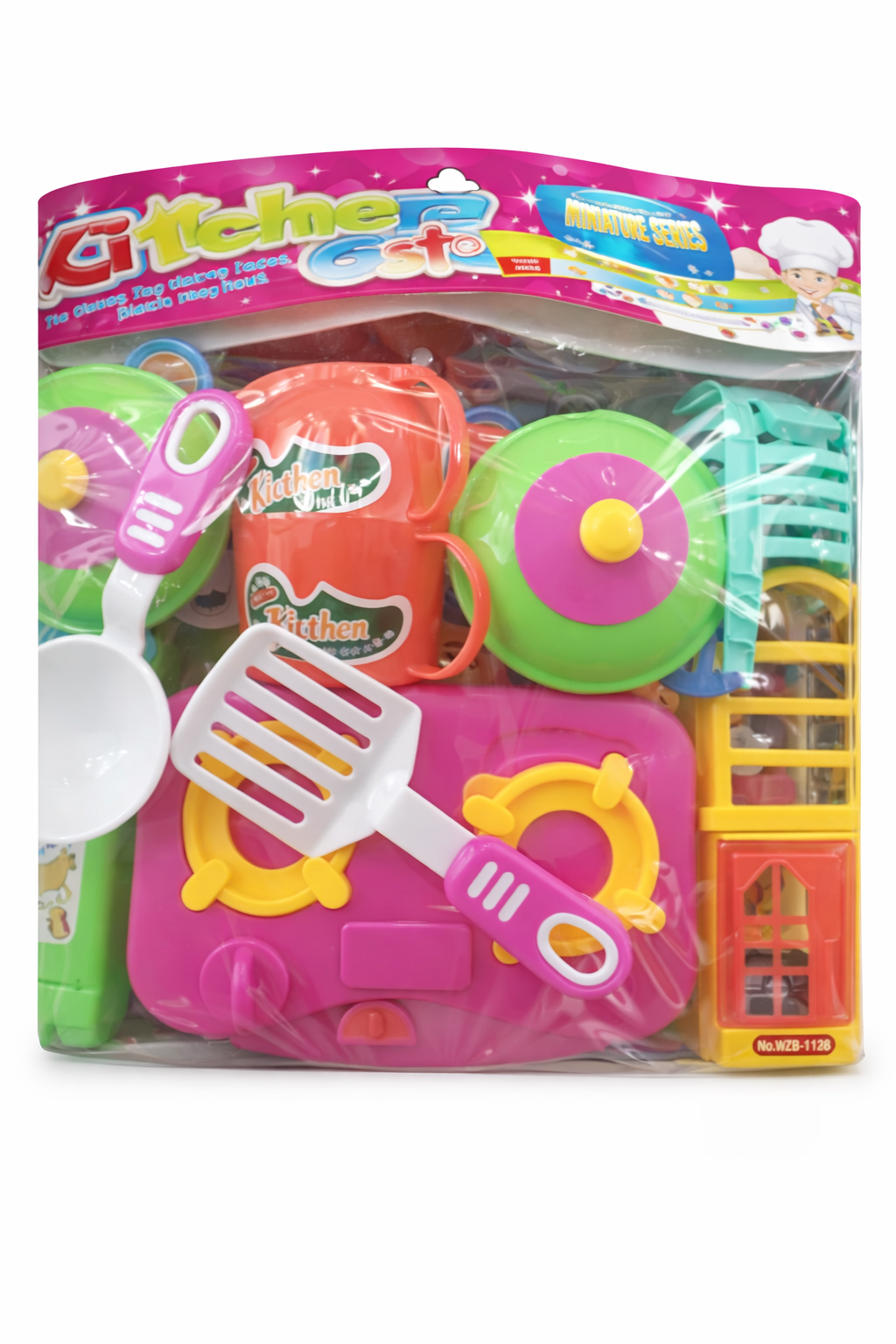 Kitchen Cook Set For Kids Pretend Play Cooking Set Role Play Toys (25PCS)