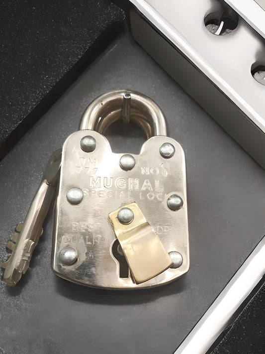 Desi Pad Lock Ali Garh Lock LalaLock with three tijori style keys