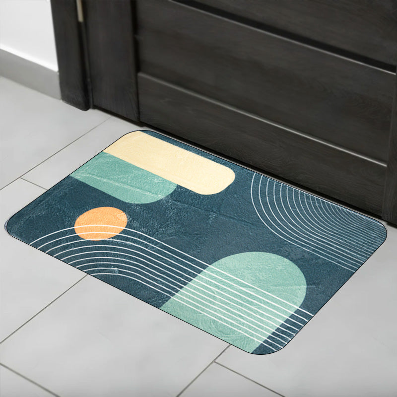 Foam Bath Mat Absorbent Non-Slip Modern