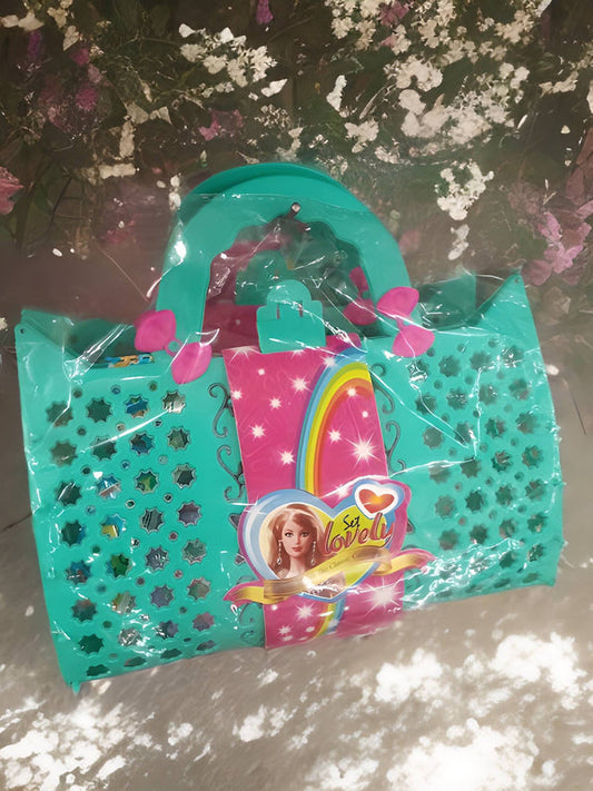 Girls Beauty Kit Toys with Portable Basket