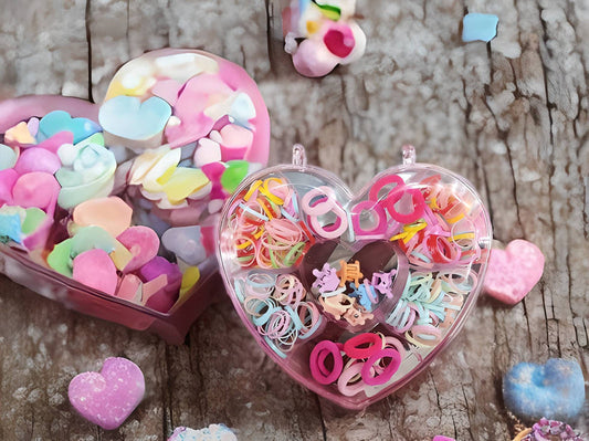 Hair Accessories Heart Box