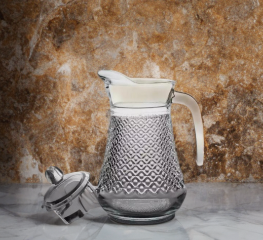 KITCHEN USE SMALL JUGS DINNERWARE AND DAILY USE GLASSWARE DINNING SET PLACE IN FRIDGE EASILY