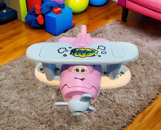 Kids Air Plane toy with Friction Power rotational propeller for children