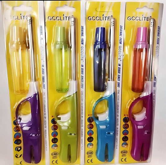 Lighter Refillable Kitchen Cooker Stove Candle Camping Gas Lighter With Refill HIGH QUALITY