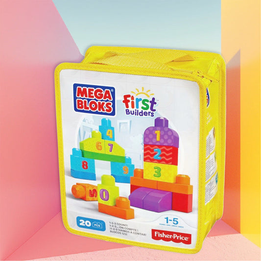 Mega Bloks First Builders 1-2-3 Count Playset