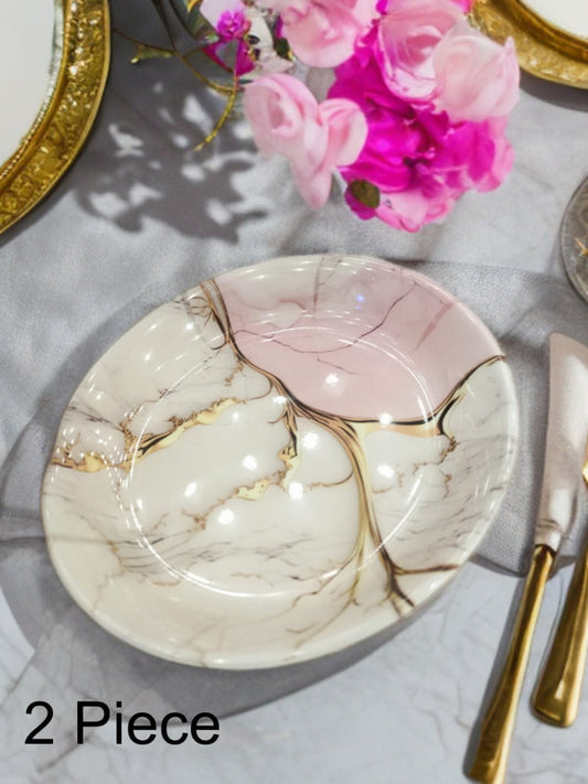 Melamine deep quater small plate double glazed