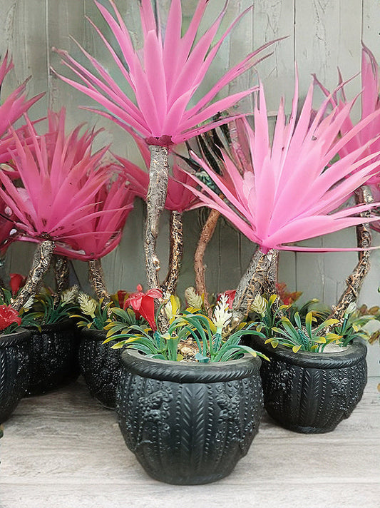 Modern Pink Plant Home Decor