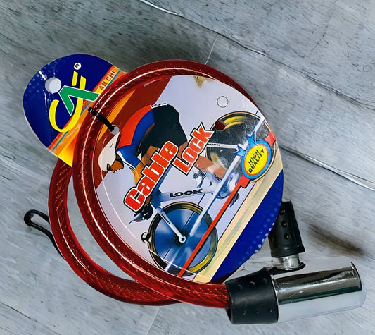 Motorcycle Bike Wire Lock Heavy Duty for Safety wirelock steel wire inside