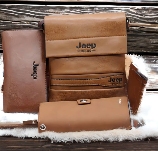 NEW New Jeep Buluo Famous Brand Man Wallet Leather 3 Fold Men S Wallets Blocking Card Holder Clutch Rfid Male Coin Purse 2130