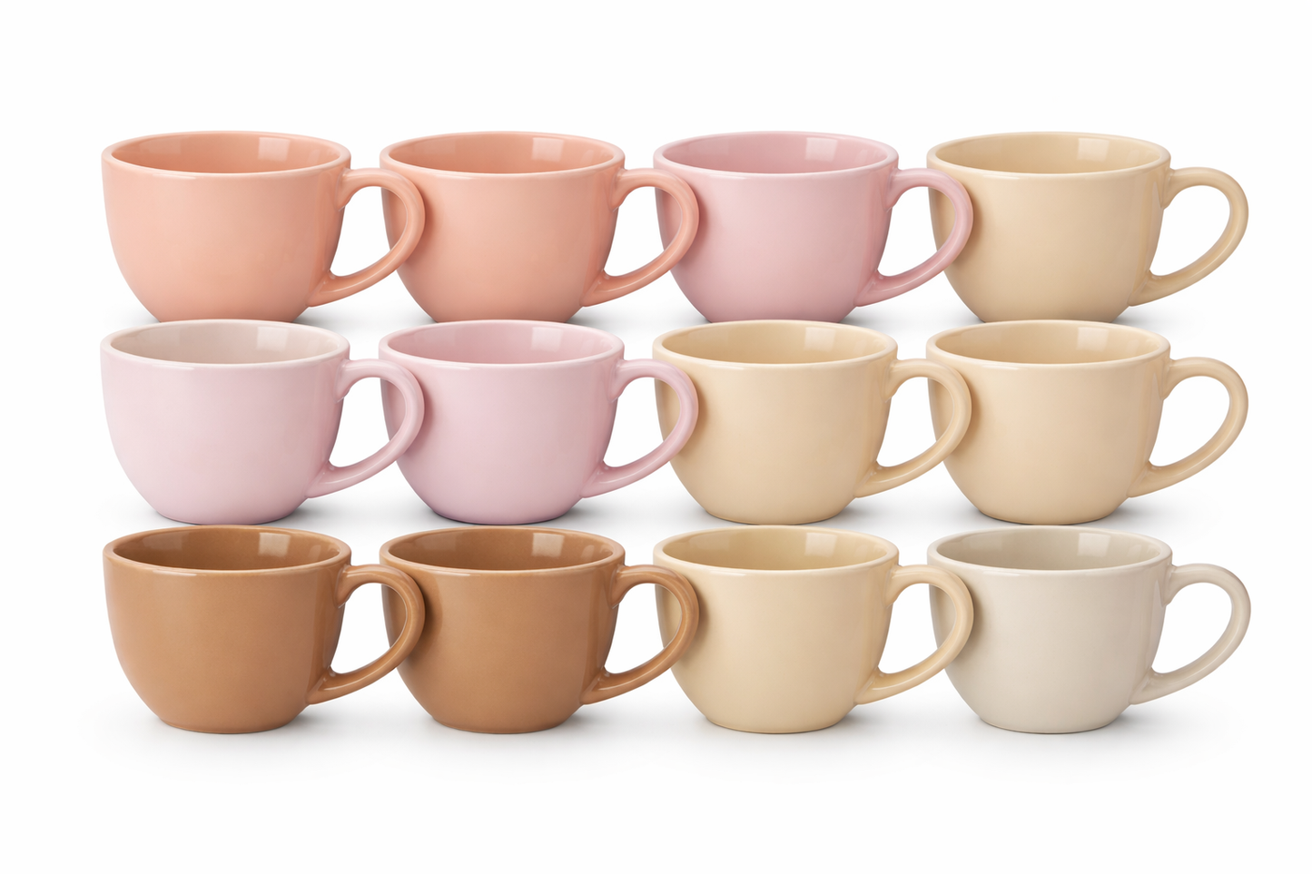 Pack Of 6 Tea Cups Set Premier Design Ceramic Material New Stylish Set Multi Design Elegant Piece Stylish Tea Cup Set Premium Quality Ceramic Cups with Unique Multi Design