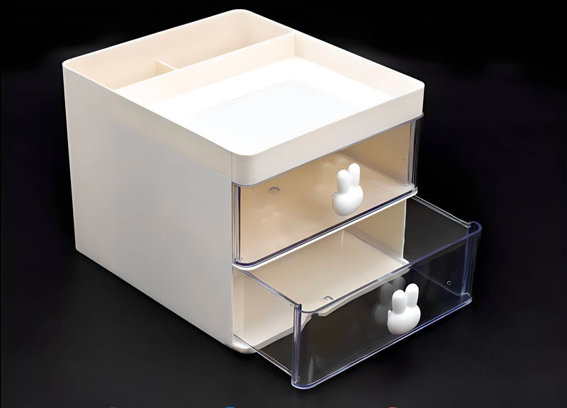 Rabit Desk Organizer pen holder, household and office desk storage, versatile accessory rack, stationery organizer, remote control storage compartment