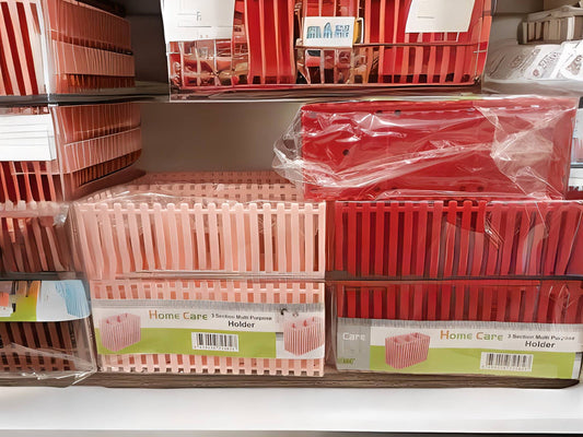 Square Homekit Multipurpose Basket 6 Sections 2 PCs