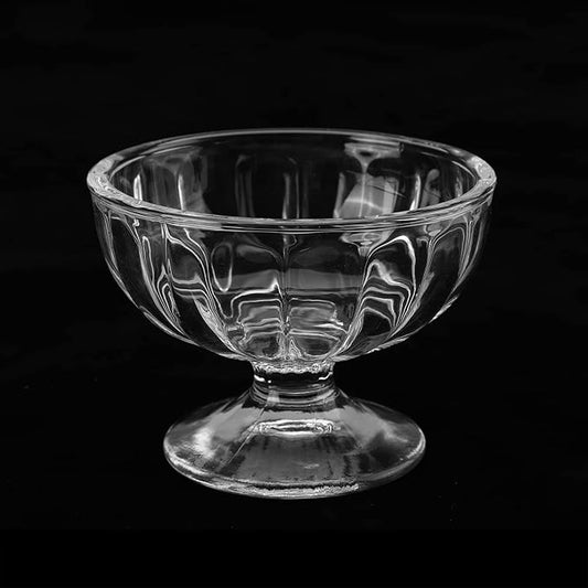 Transparent Ice Cream Glasses Bowl Pack of 2
