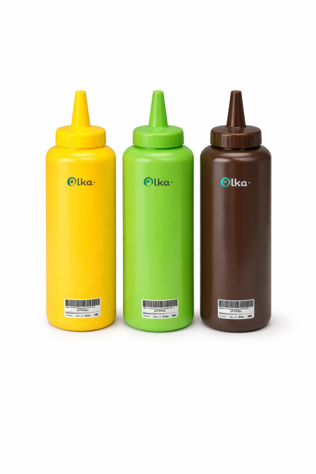 3 PCs Ketchup , Condiment & Sauce Dispenser 350 ML 2 PCs