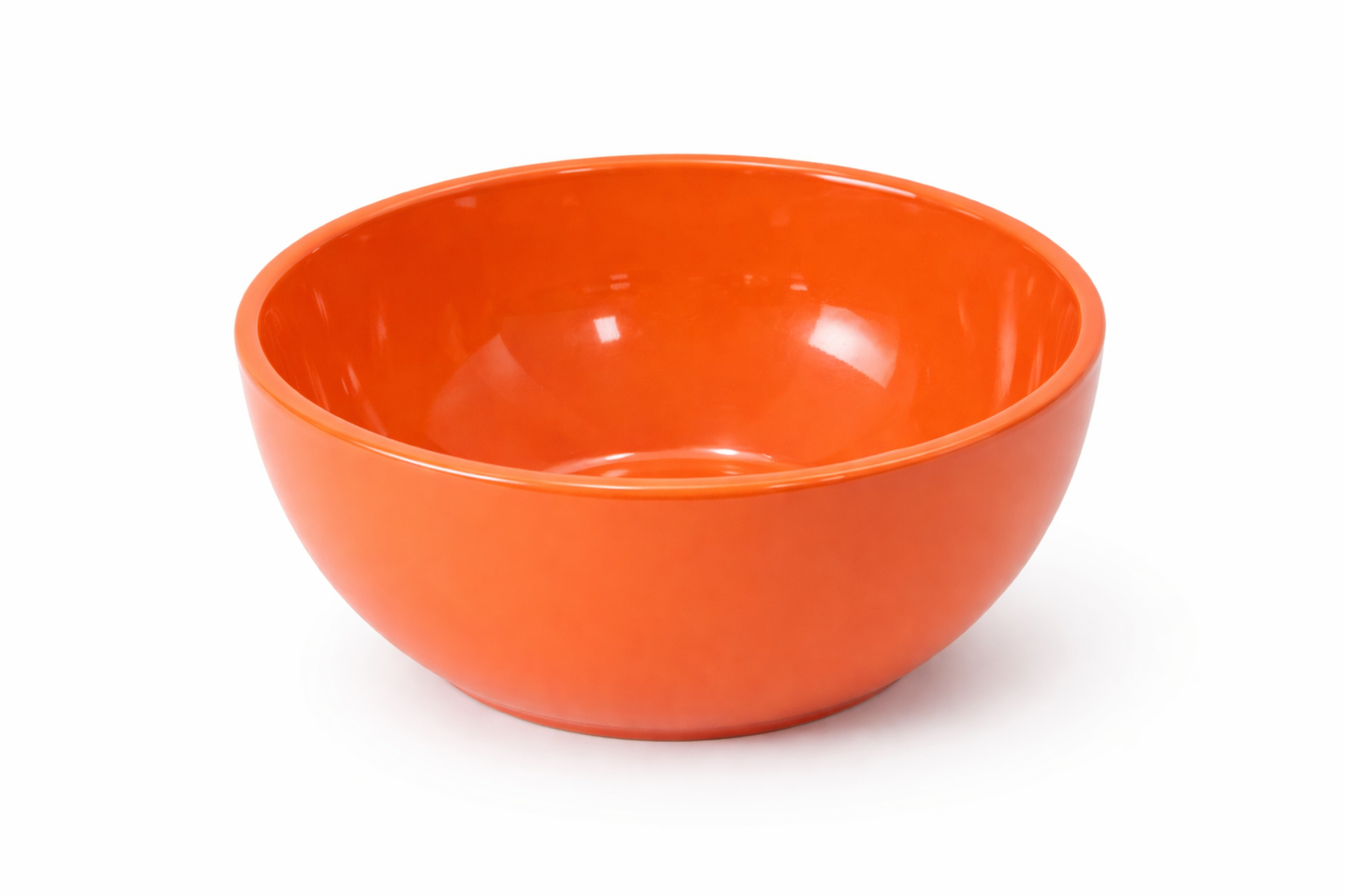 Melamine deep quater orange Bowl double glazed