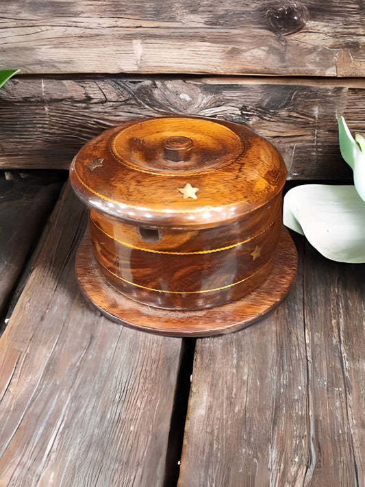 Wooden Sugar pot