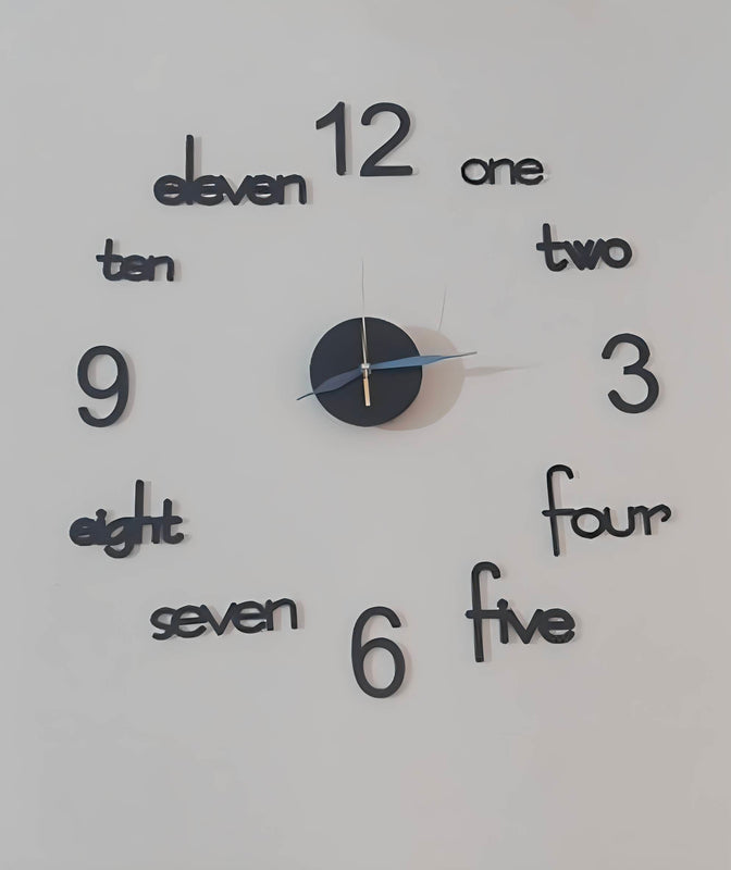 Present Era Wooden Wall Clock