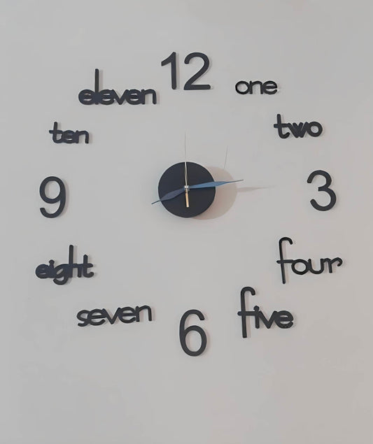 Present Era Wooden Wall Clock