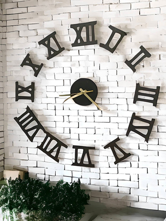 Present Era Wooden Wall Clock, Wood clock,Oversized Unique Silent Minimal Spiral Modern Wooden Wall Clock, Wooden Wall Clock For Bedroom, Clock For Office, Wooden Clock Birds