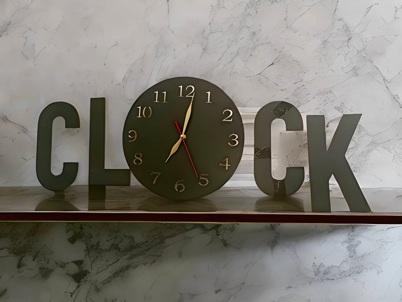 Present Era Wooden Wall Clock, Wood clock,Oversized Unique Silent Minimal Spiral Modern Wooden Wall Clock, Wooden Wall Clock For Bedroom, Clock For Office, Wooden Clocks Coffee POT