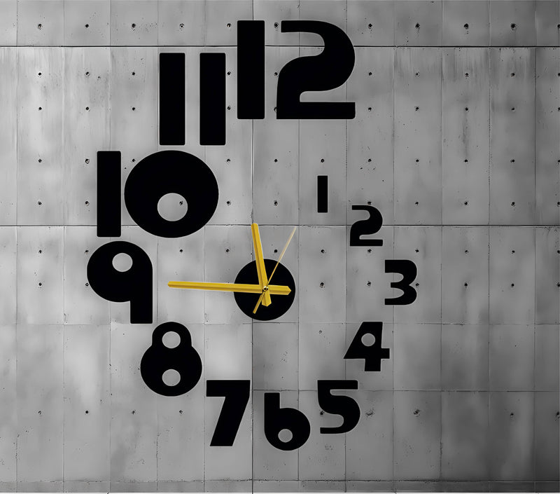 Present Era Wooden Wall Clock