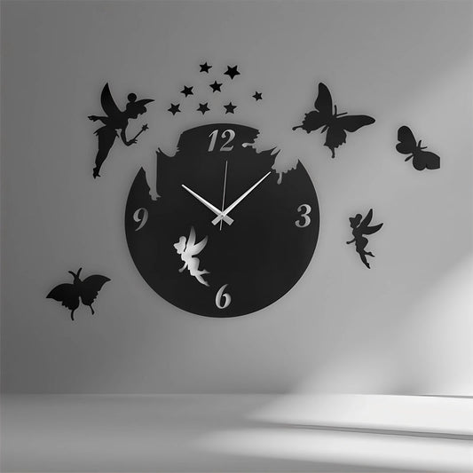 Present Era Wooden Wall Clock